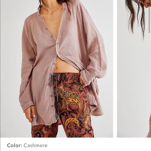 Free People Tops - Free people we the free summer daydream button down